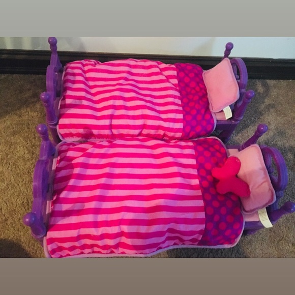 My life doll beds. Can be used singularity or they can stack into bunk beds. - Picture 2 of 2